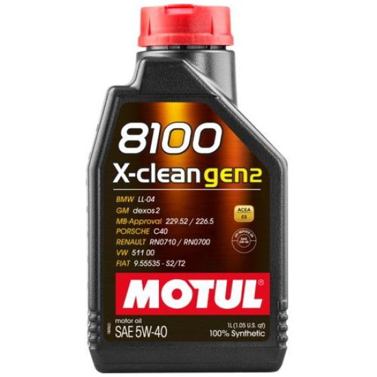 MOTUL 8100 X-CLEAN Gen2 5W40 1L MOTUL 8100 X-CLEAN Gen2 5W40 1L
